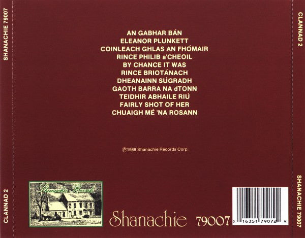 Clannad : Clannad 2 (CD, Album, RE)