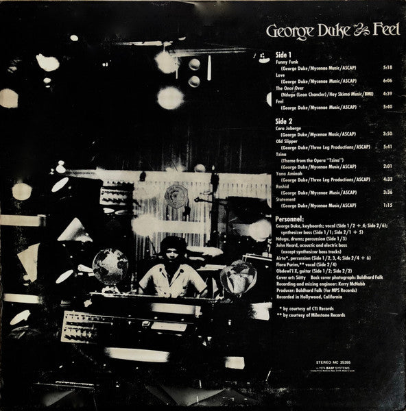 George Duke : Feel (LP, Album)