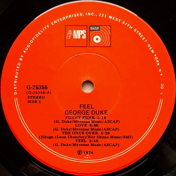 George Duke : Feel (LP, Album)