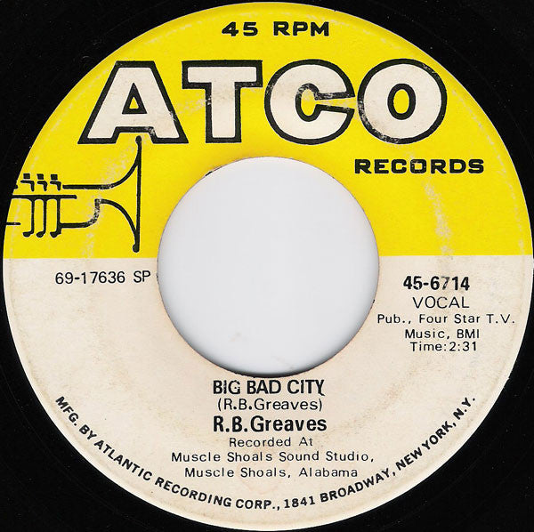R.B. Greaves : Take A Letter Maria (7", Single, SP )
