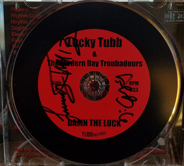 Lucky Tubb & The Modern Day Troubadours : Damn The Luck (CD, Album)