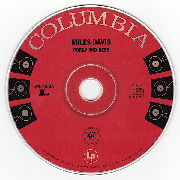 Miles Davis : Porgy And Bess (CD, Album, RE, RM)
