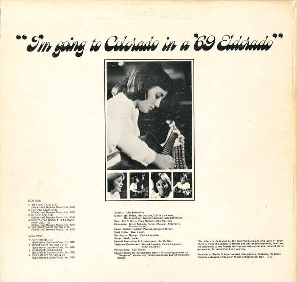 Lisa Ballentine : '69 Eldorado (LP, Album)