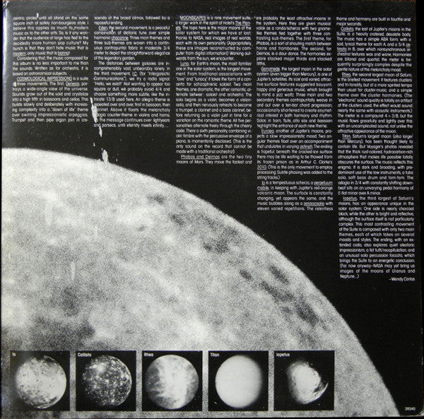 Wendy Carlos : Digital Moonscapes (LP, Album, Gat)