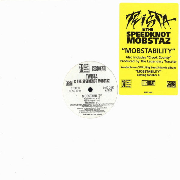 Twista & The Speedknot Mobstaz* : Mobstability / Crook County (Bone Crusher Mix) (12", Promo)