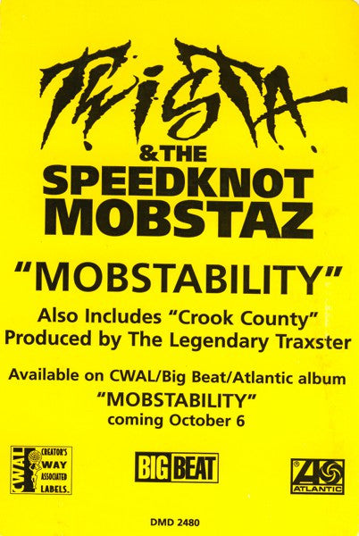 Twista & The Speedknot Mobstaz* : Mobstability / Crook County (Bone Crusher Mix) (12", Promo)