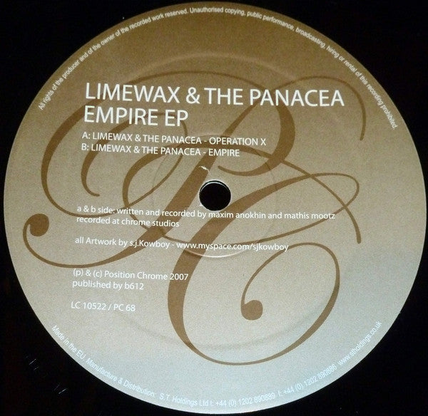 Limewax & The Panacea* : Empire EP (2x12", EP)