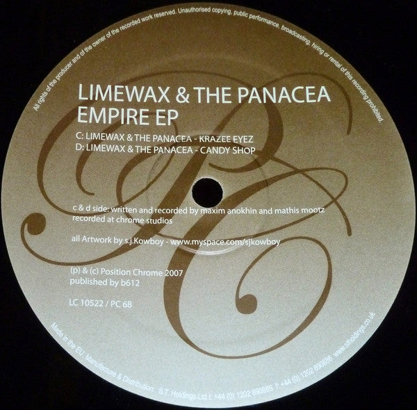 Limewax & The Panacea* : Empire EP (2x12", EP)
