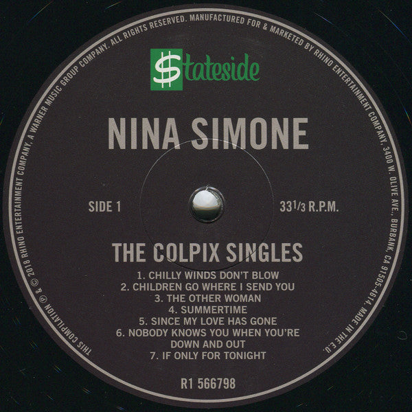 Nina Simone : The Colpix Singles (LP, Comp, Mono)