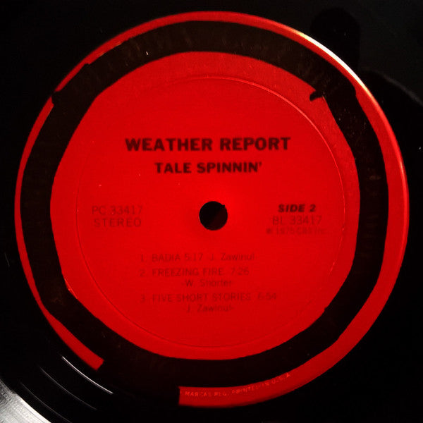 Weather Report : Tale Spinnin' (LP, Album, Ter)