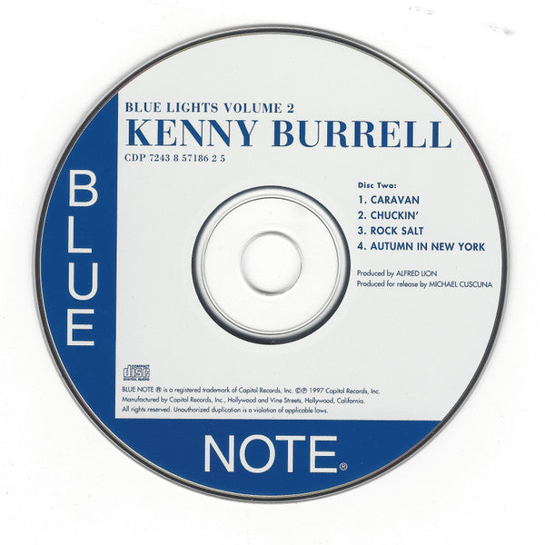 Kenny Burrell : Blue Lights Volumes 1&2 (2xCD, Comp, Club)