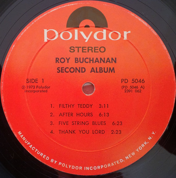 Roy Buchanan : Second Album (LP, Album, Mon)