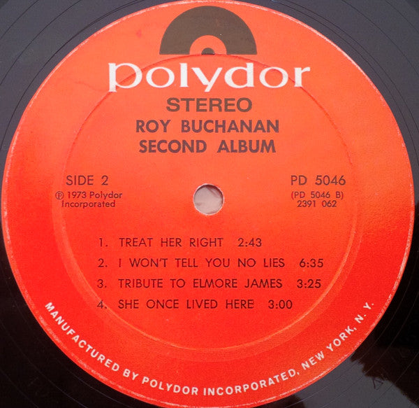 Roy Buchanan : Second Album (LP, Album, Mon)