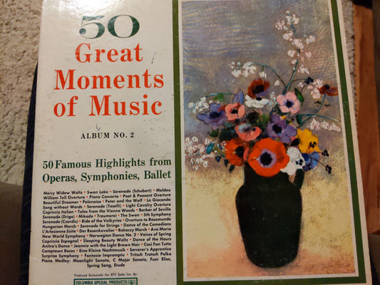 Various : 50 Greatest Moments Of Music Album Vol. 2 (2xLP)