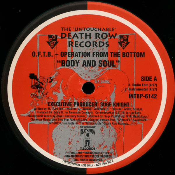 O.F.T.B. : Body And Soul (12", Single, Promo)