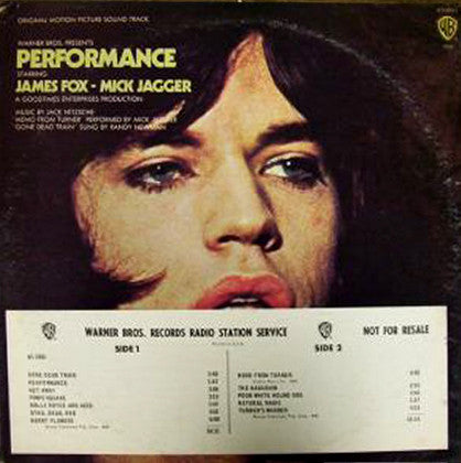 Various : Performance (Original Motion Picture Sound Track) (LP, Album, Promo)