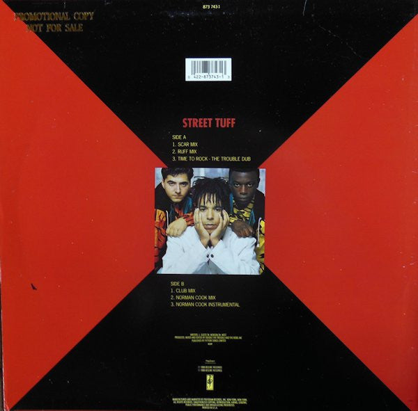 Rebel MC & Double The Trouble* : Street Tuff (12", Promo)