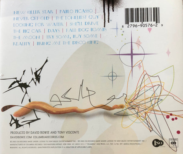 David Bowie : Reality (CD, Album)