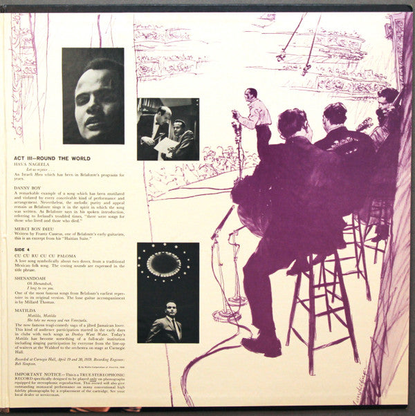 Belafonte* : Belafonte At Carnegie Hall: The Complete Concert (2xLP, Album, Ind)