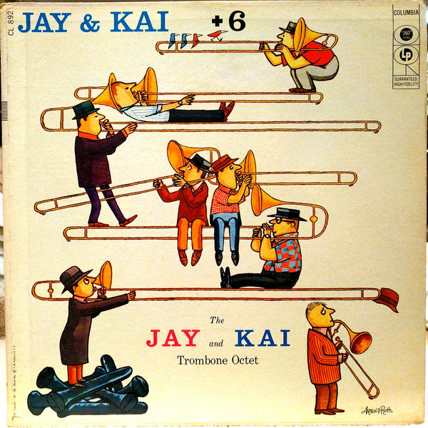 J.J. Johnson & Kai Winding : Jay & Kai + 6: The Jay And Kai Trombone Octet (LP, Album, Mono, Bri)