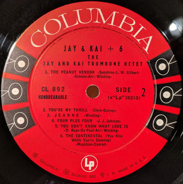 J.J. Johnson & Kai Winding : Jay & Kai + 6: The Jay And Kai Trombone Octet (LP, Album, Mono, Bri)