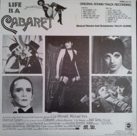 Ralph Burns : Cabaret / Original Sound Track Recording (LP, Album, RP, Ter)