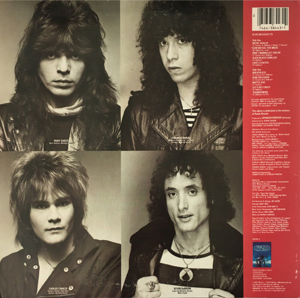 Quiet Riot : Metal Health (LP, Album, Car)