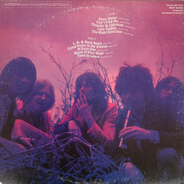 Grapefruit : Deep Water (LP, Album, Gat)