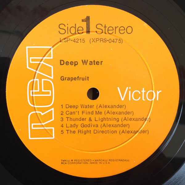 Grapefruit : Deep Water (LP, Album, Gat)