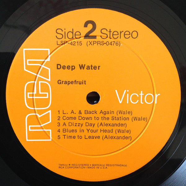 Grapefruit : Deep Water (LP, Album, Gat)