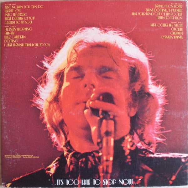 Van Morrison : It's Too Late To Stop Now (2xLP, Album, Tri)