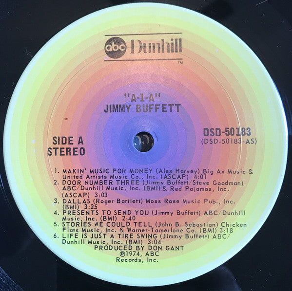 Jimmy Buffett : A1A (LP)