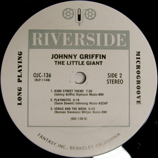 Johnny Griffin : The Little Giant (LP, Album, RE)