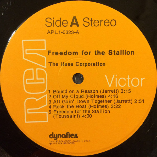 The Hues Corporation : Freedom For The Stallion (LP, Album, Hol)