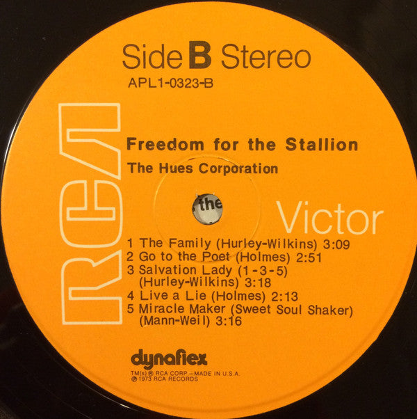 The Hues Corporation : Freedom For The Stallion (LP, Album, Hol)