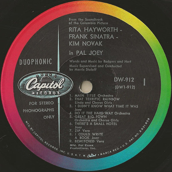 Rodgers & Hart, Rita Hayworth, Frank Sinatra, Kim Novak (2) : Pal Joey (LP, Album, Duo)