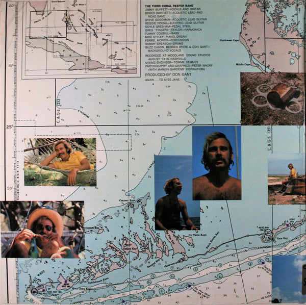 Jimmy Buffett : A1A (LP, Album, Pit)