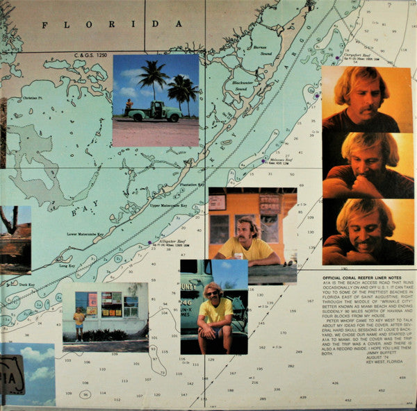 Jimmy Buffett : A1A (LP, Album, Pit)