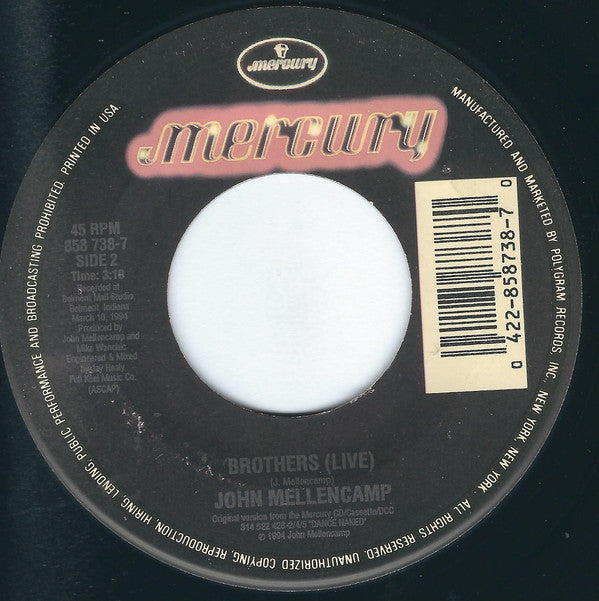 John Mellencamp* / Me'Shell NdegéOcello : Wild Night (7", Single)