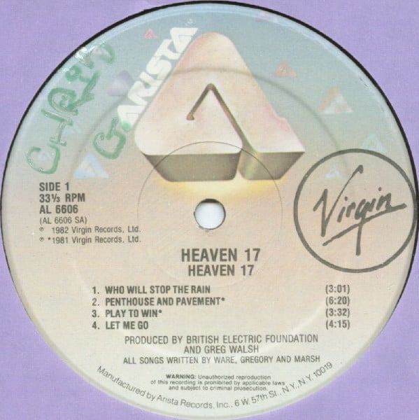 Heaven 17 : Heaven 17 (LP, Comp)