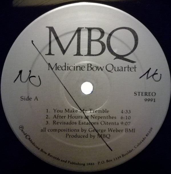 Medicine Bow Quartet : MBQ (LP, Album)