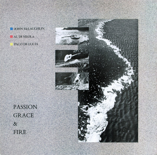 John McLaughlin, Al Di Meola, Paco De Lucía : Passion, Grace & Fire (LP, Album, Car)