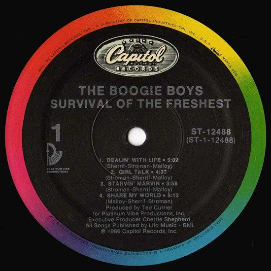 The Boogie Boys* : Survival Of The Freshest (LP, Album)