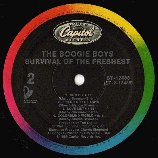 The Boogie Boys* : Survival Of The Freshest (LP, Album)