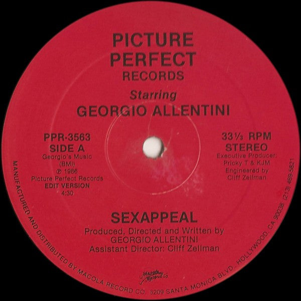 Georgio Allentini* : Sexappeal (12")