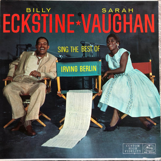 Sarah Vaughan And Billy Eckstine : Sing The Best Of Irving Berlin (LP, Album, Mono)