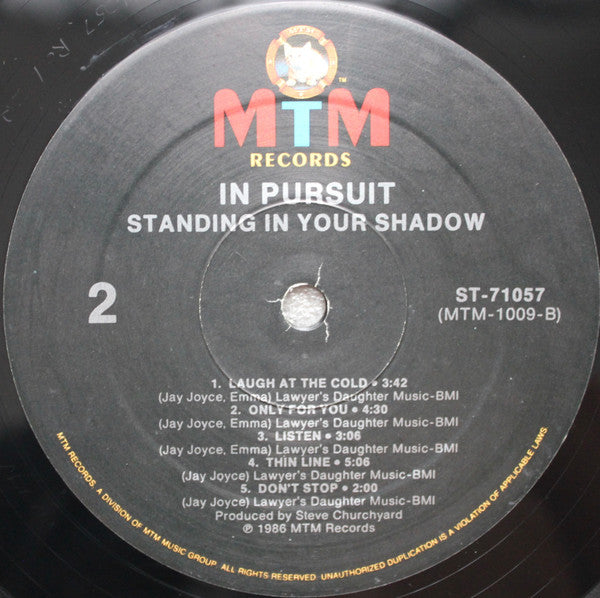 In Pursuit (2) : Standing In Your Shadow (LP)