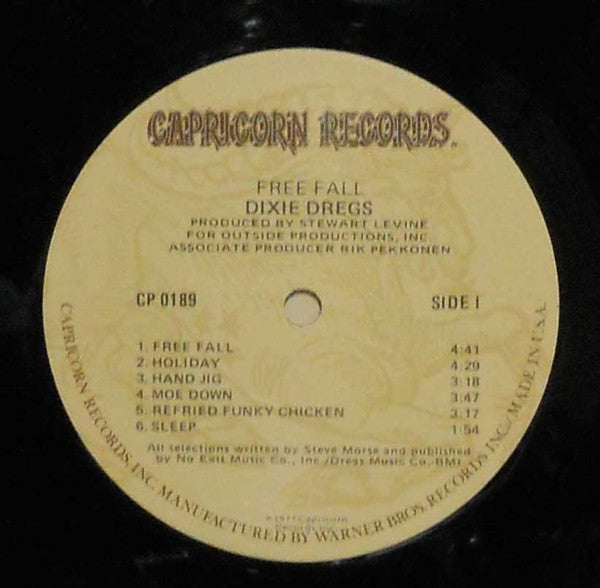 Dixie Dregs : Free Fall (LP, Album, Los)
