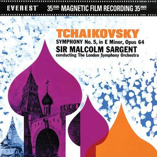 Tchaikovsky* - London Symphony Orchestra, Sir Malcolm Sargent : Symphony No. 5, In E Minor, Opus 64 (2xLP, Album, RE, RM, 200)