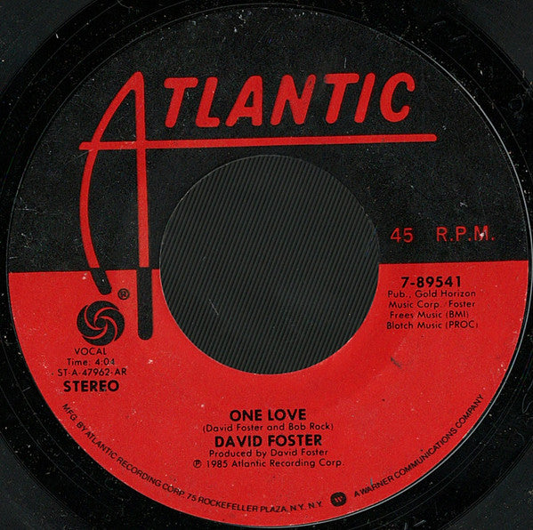 John Parr : St. Elmo's Fire (Man In Motion) (7", Single, Styrene, All)